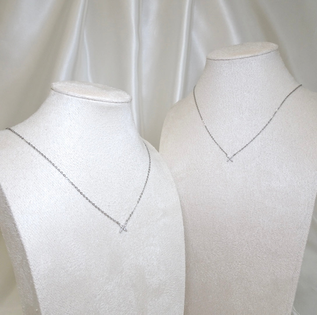 フルールネックレス(シルバー)