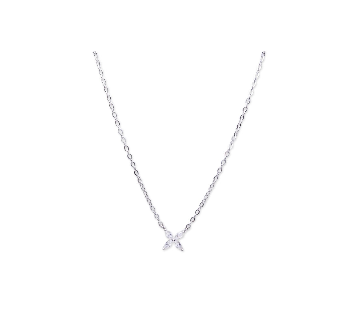 フルールネックレス(シルバー)