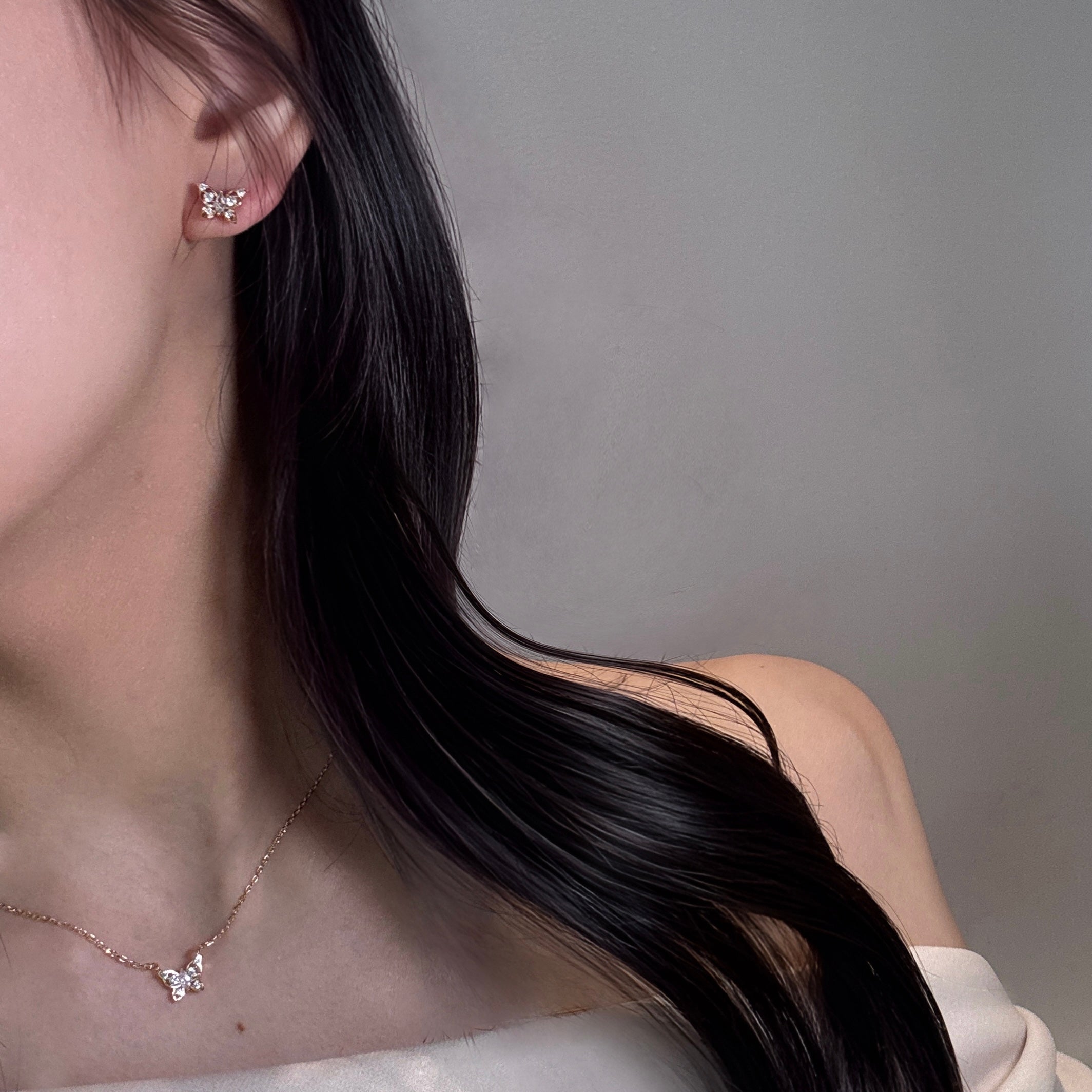 リュール・パピオンネックレス(ピンクゴールド)