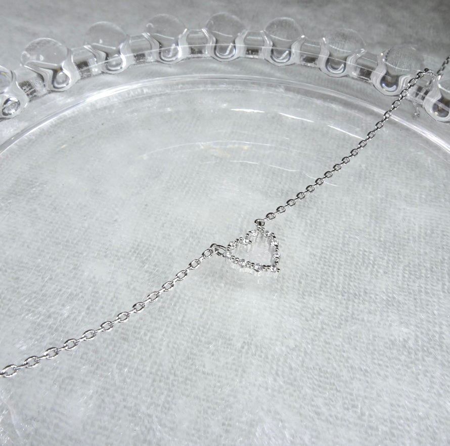 open heart necklace