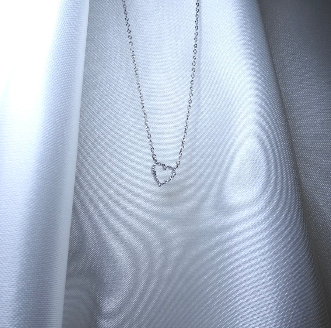 open heart necklace