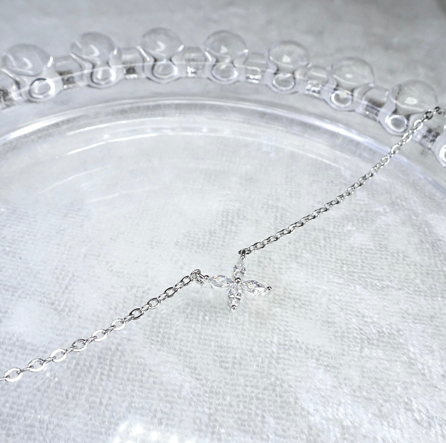 フルールネックレス(シルバー)