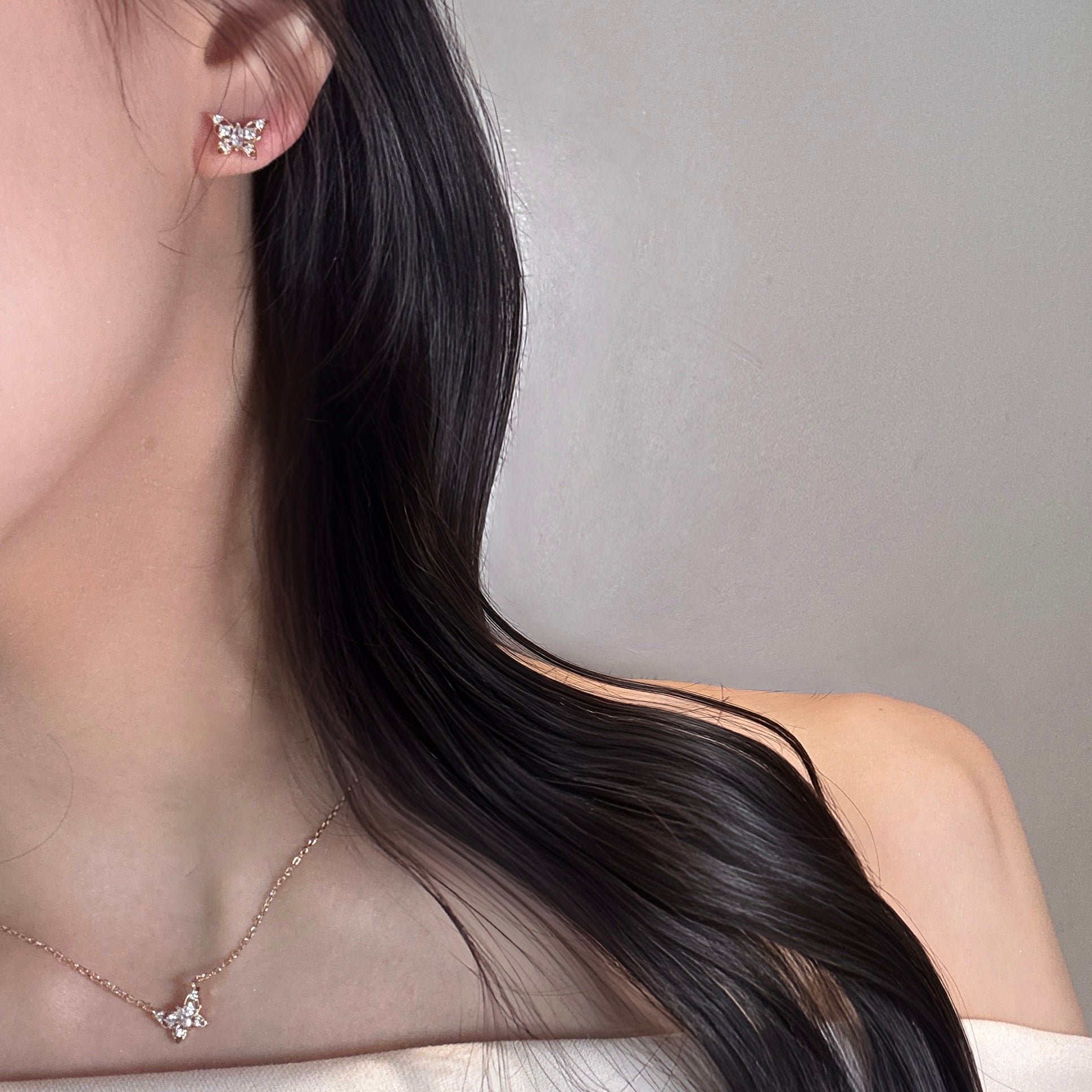 リュール・パピオンネックレス(ピンクゴールド)