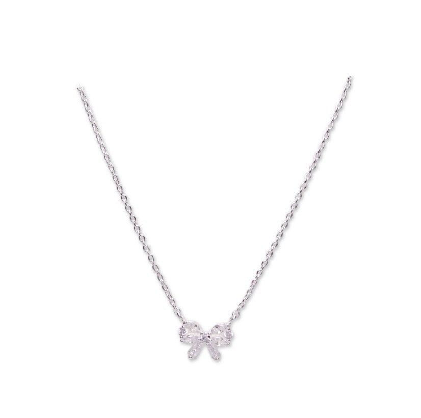 ピュア・リボンネックレス(シルバー)