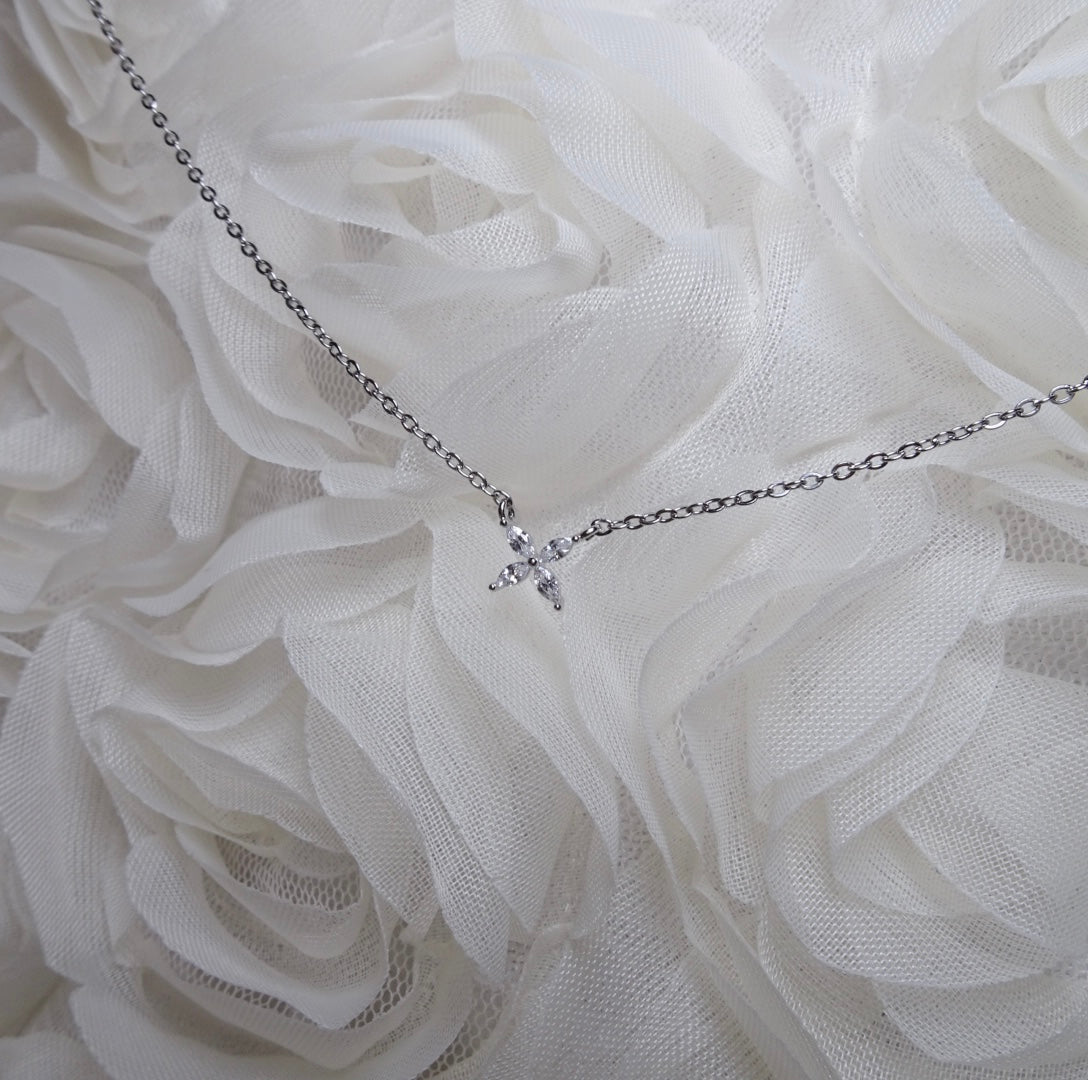 フルールネックレス(シルバー)