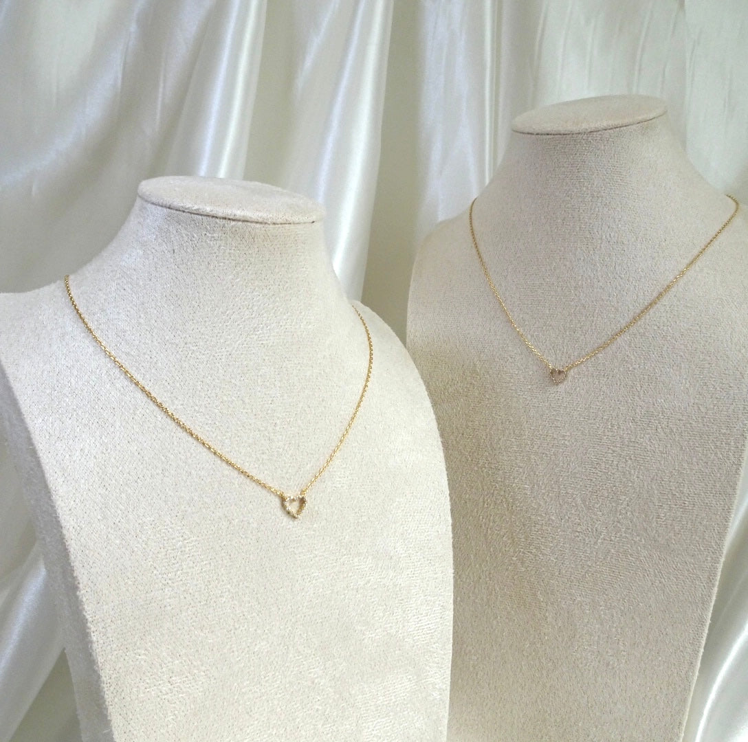 open heart necklace