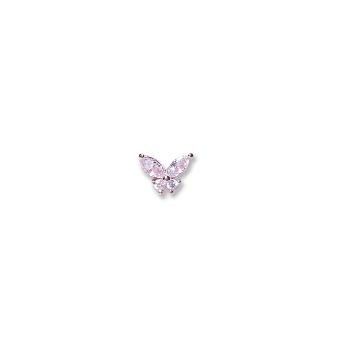 バタフライ・軟骨ピアス<br>(シルバー)
