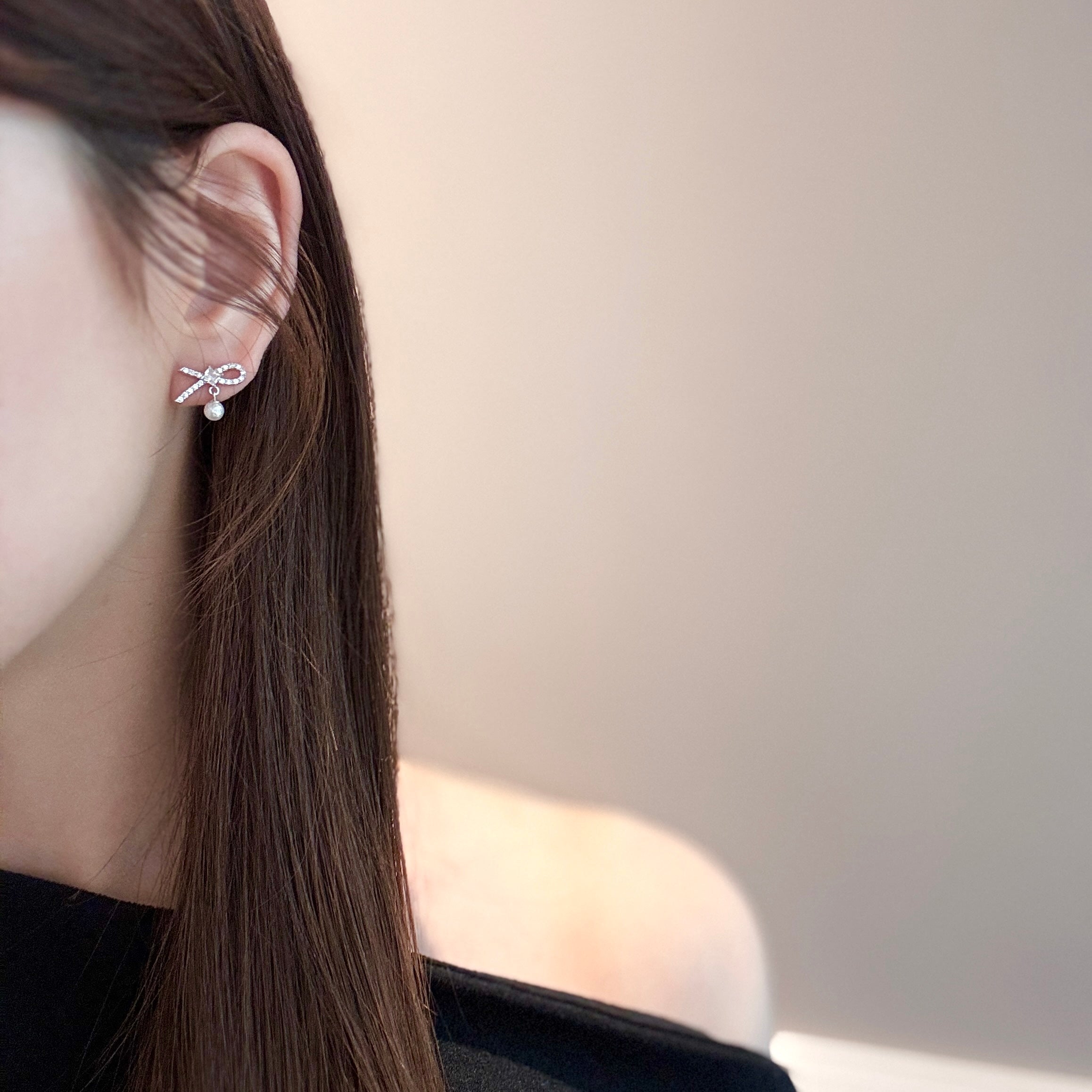 ティア・パールピアス(シルバー)