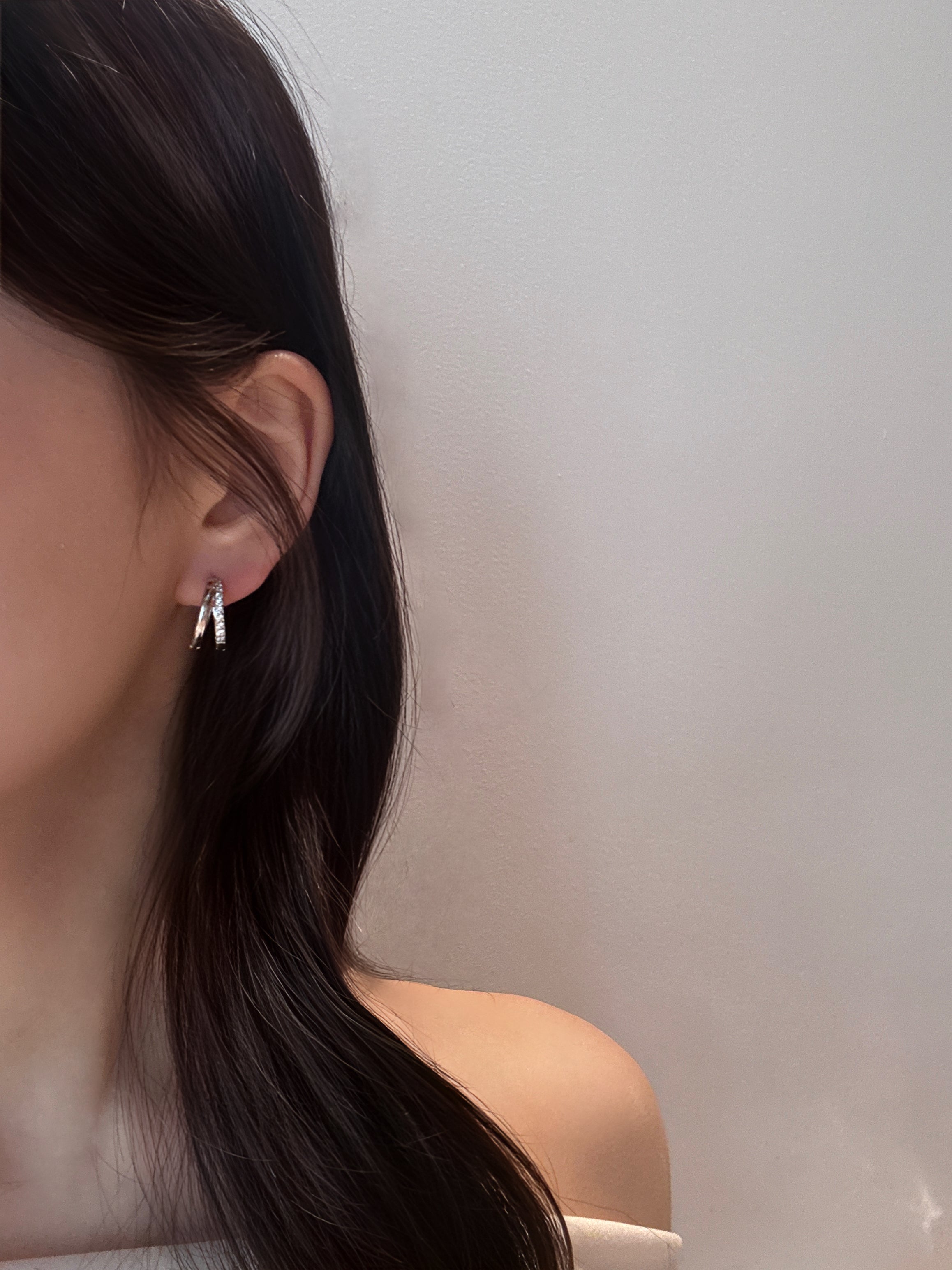ピュアラインピアス（シルバー）